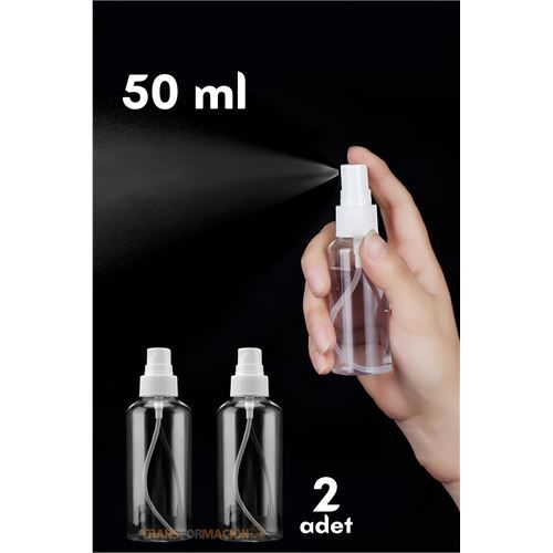 ModaCar Püskürtücü Boş Sprey Şişe 50 Ml 2 ADET