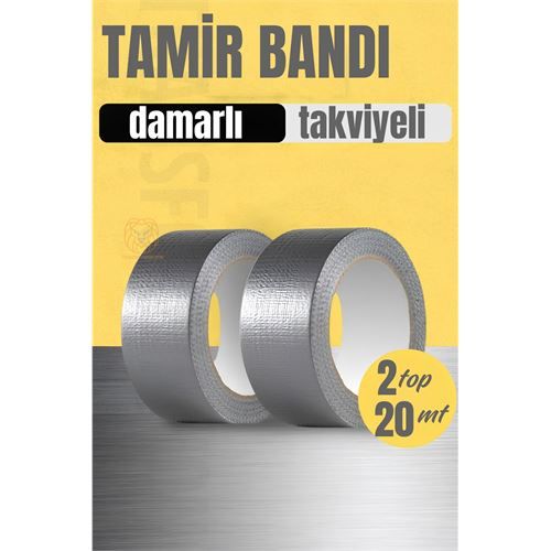 ModaCar Çok Amaçlı Tamirat Bandı Süper Güçlü ve Su Geçirmez GRİ
