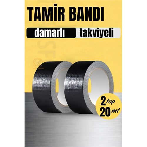 ModaCar Çok Amaçlı Tamirat Bandı Süper Güçlü ve Su Geçirmez SİYAH