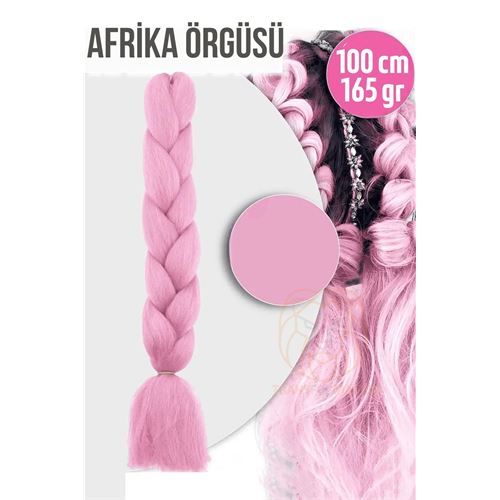 ModaCar Afrika Örügüsü Rasta 100 Cm 165 Gr 1084 Açık Pembe