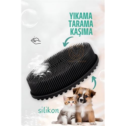 ModaCar Kedi Köpek Yıkama Fırçası Silikon