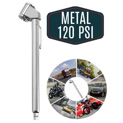 Modacar Metal Kasalı 120 Psi Lastik Hava Ölçme Saati