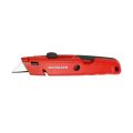 WORKPRO WP213009 Ağır Hizmet Alüminyum Gövde Geri Çekilebilir Rötuş Maket Bıçağı + 5 Adet Yedek Bıçak
