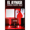 Modacar El Aynası Makyaj Aynası Kuaför Dişçi Güzellik Merkezi Aynası KIRMIZI