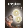 Modacar GOLD Mini Saç Topuz Süngeri  2 ADET 7.5 CM Çap 3 cm Kalınlık