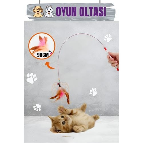 ModaCar Kedi Oyun Oltası 90 Cm