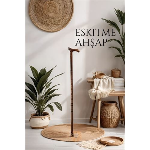 Modacar Ahşap Baston Eskitme Tasarım
