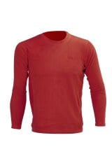 DENSE  BİSİKLET YAKA POLAR SWEAT KIRMIZI