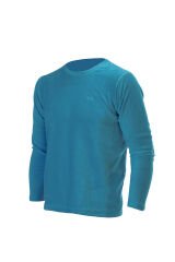 DENSE  BİSİKLET YAKA POLAR SWEAT MAVİ