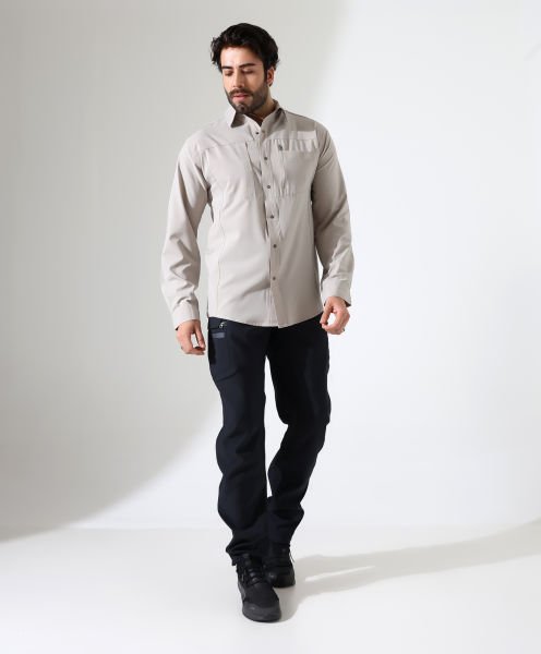 Erkek Outdoor Taktik Gömlek Armour Taş Beyazı