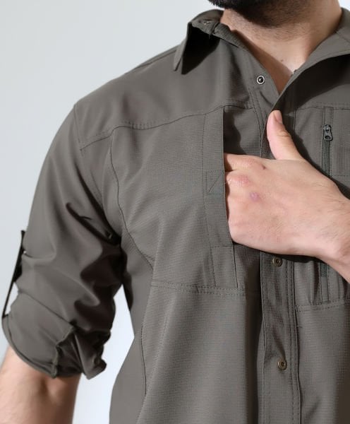 Erkek Outdoor Taktik Gömlek Armour Haki