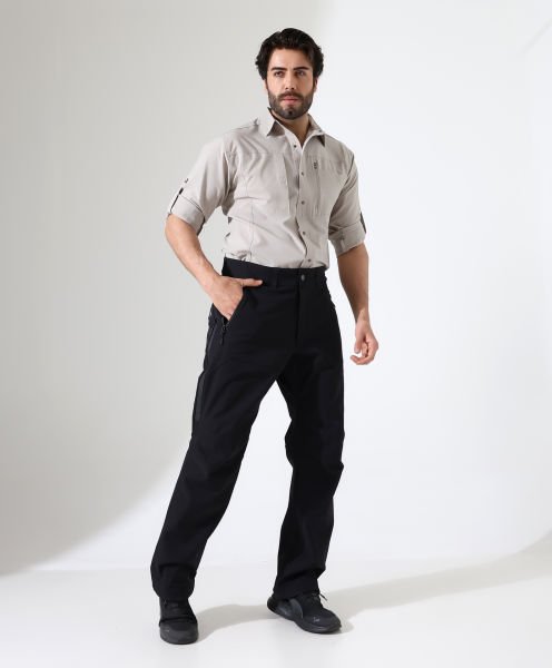 Erkek Outdoor Kışlık Softshell Pantolon Siyah