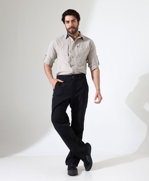 Erkek Outdoor Kışlık Softshell Pantolon Siyah