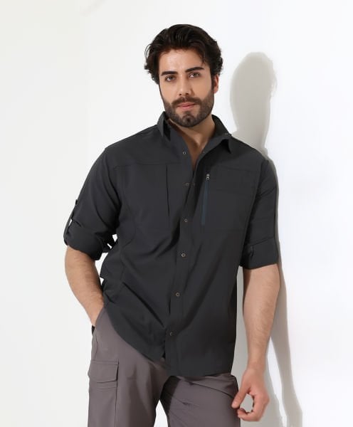 Erkek Outdoor Taktik Gömlek Armour Antrasit