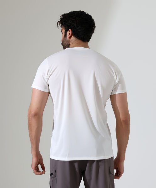 Erkek Outdoor T-shirt Beyaz