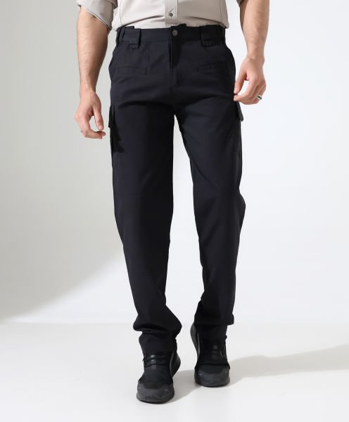 Erkek Outdoor Taktik Pantolon Hareketli Bel Siyah