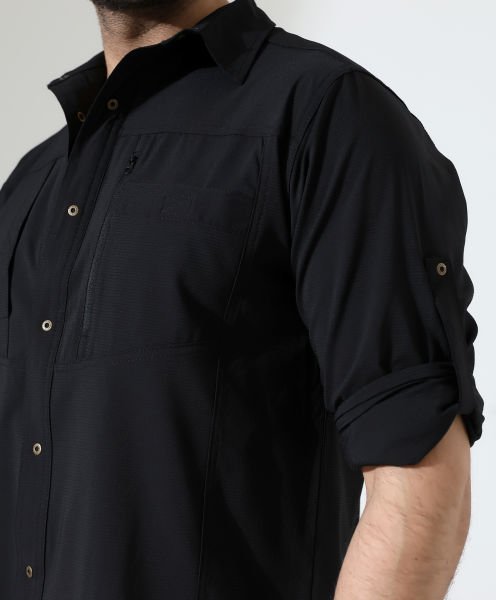 Erkek Outdoor Taktik Gömlek Armour Siyah