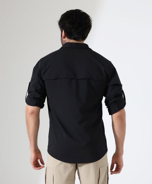 Erkek Outdoor Taktik Gömlek Armour Siyah