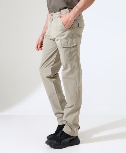 Erkek Outdoor Taktik Pantolon Hareketli Bel Bej