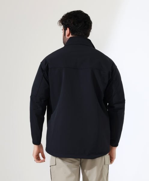 Erkek Outdoor Softshell Mont Ceket Siyah