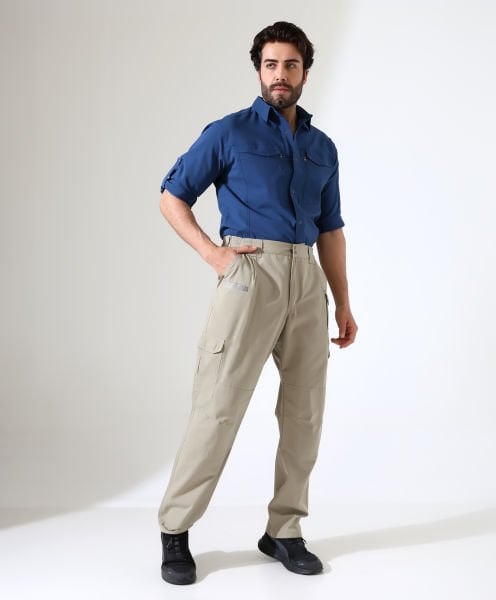 Erkek Outdoor Taktik Pantolon Parkon Bej