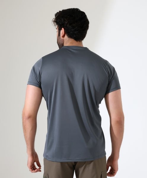 Erkek Outdoor T-shirt Antrasit