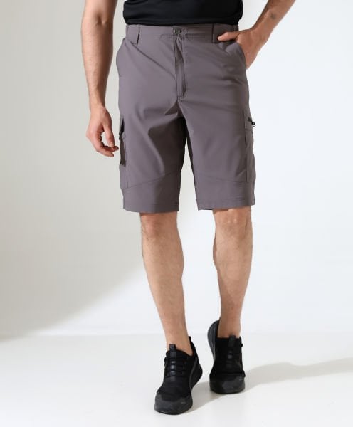 Erkek Outdoor Flex Kargo Şort Vizon