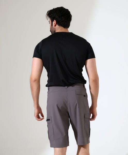 Erkek Outdoor Flex Kargo Şort Vizon