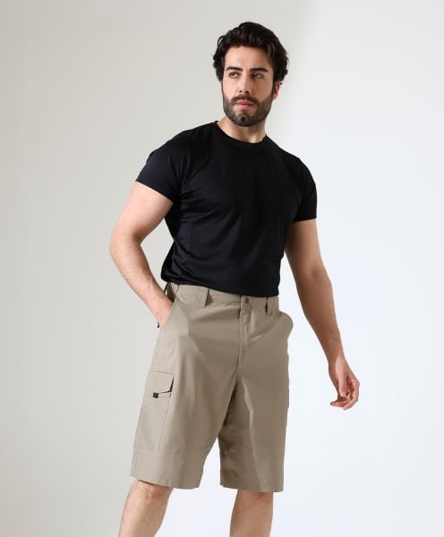 Erkek Outdoor Flex Kargo Şort Bej