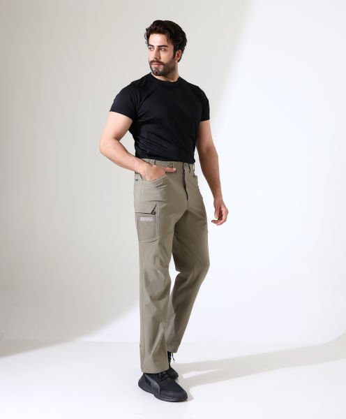 Erkek Outdoor Taktik Pantolon Slex Koyu Bej