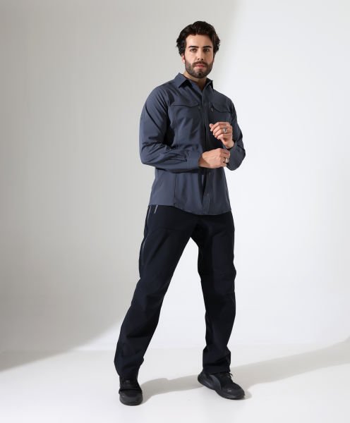 Erkek Outdoor Taktik Gömlek Delta Kül Gri