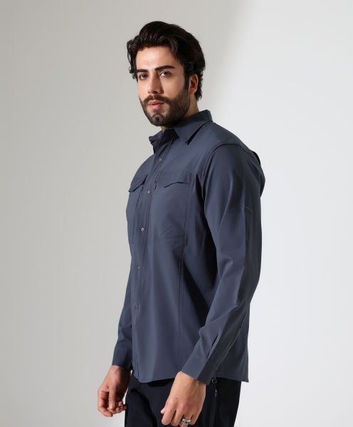 Erkek Outdoor Taktik Gömlek Delta Kül Gri