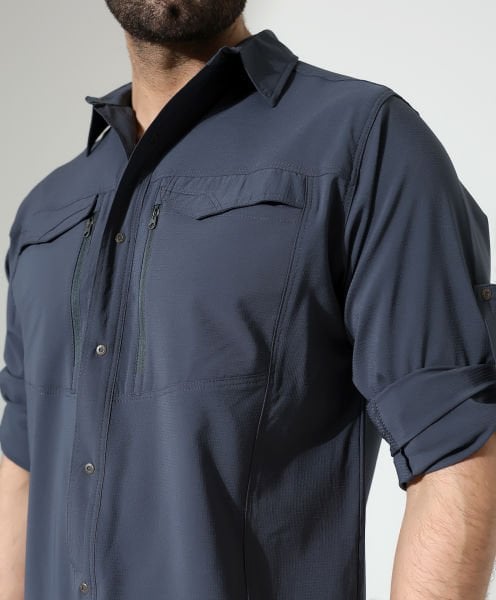 Erkek Outdoor Taktik Gömlek Delta Antrasit