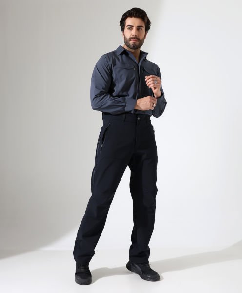 Erkek Outdoor Kışlık Softshell Pantolon Lacivert