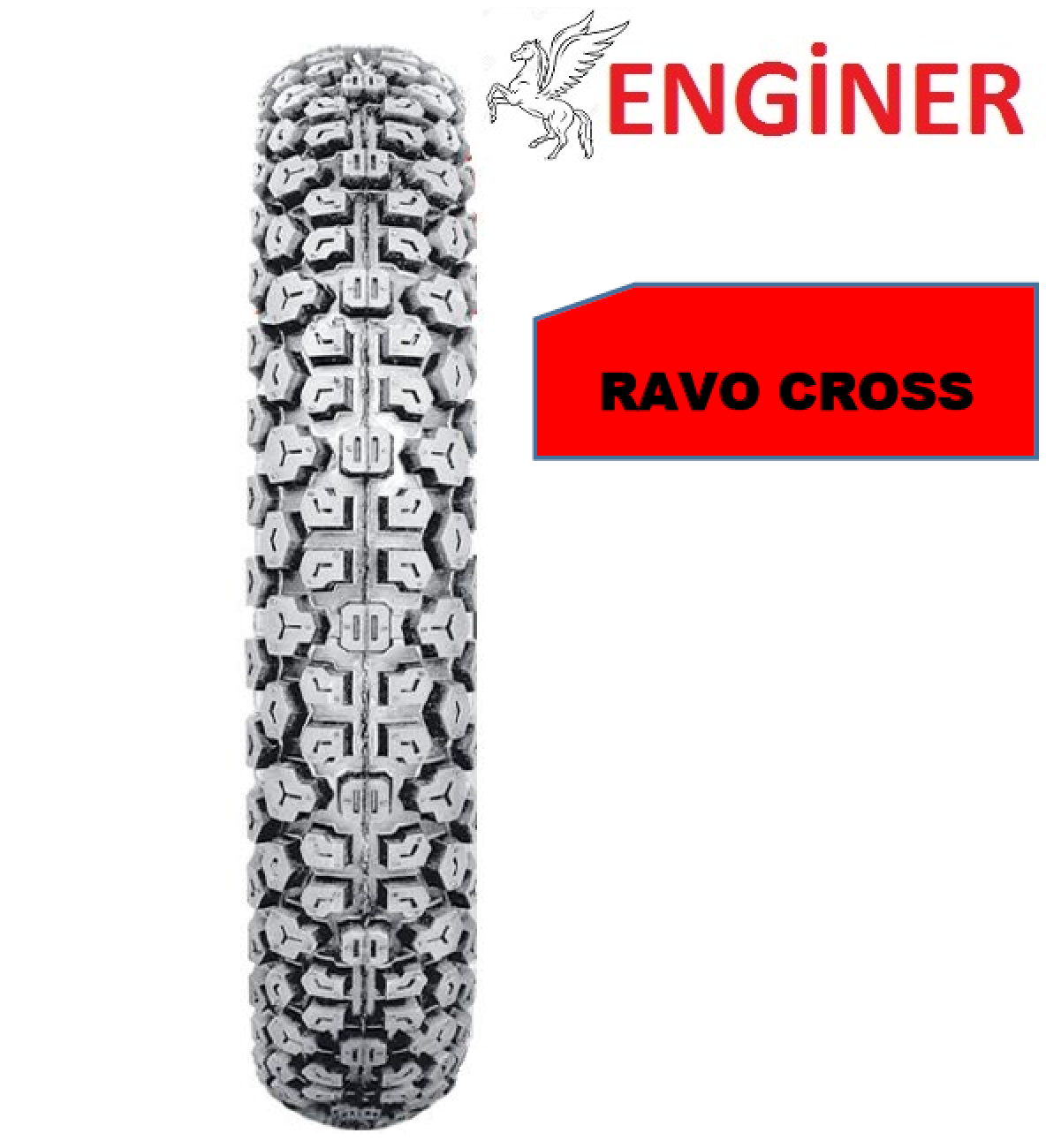 2.50-18 DIŞ LASTİK RAVO CROSS (DUBLEX DEĞİL)