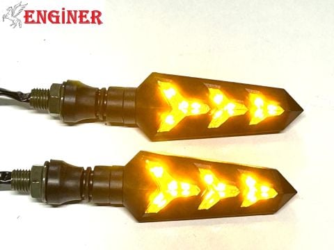 LED SİNYAL Y MODEL (SARI) KAYAR ve AMERİKAN PARK