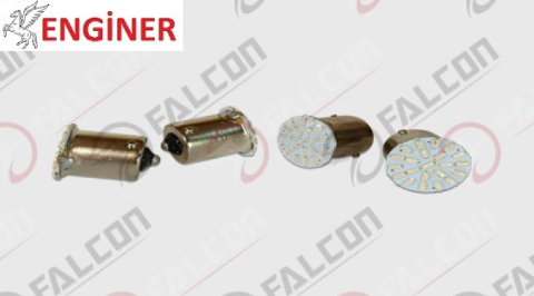 LED SİNYAL AMPULÜ 22 LEDLİ SARI