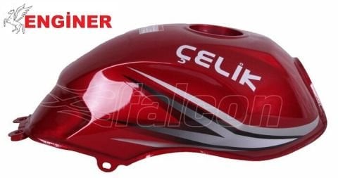 BENZİN DEPOSU KIRMIZI-SK150-8 SPORT ÇELİK