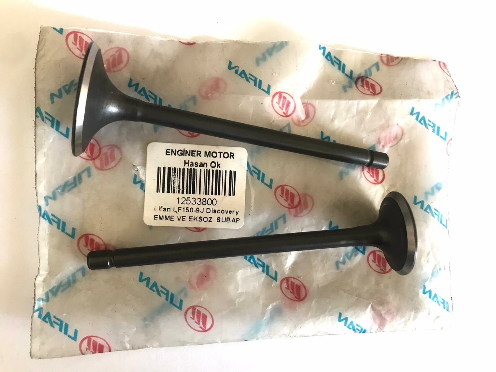 Lifan LF150-9J Discovery  EMME VE EKSOZ  SUBAP TAKIM