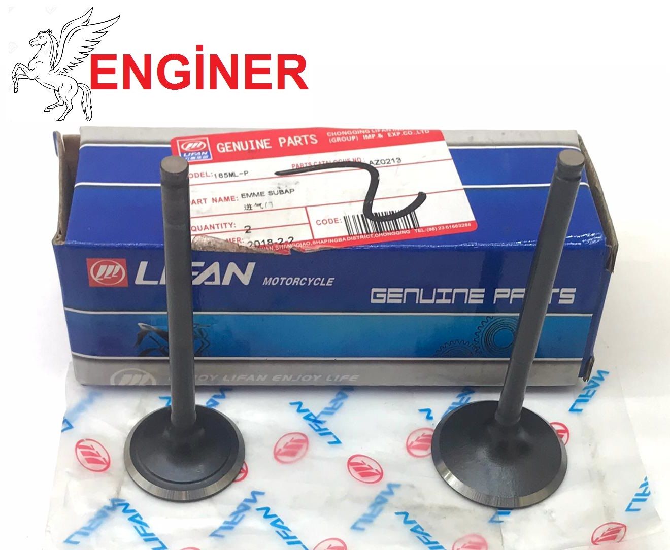 Lifan LF200-10P( KPR 200)  EMME  ve EKSOZ SİBOBU TK
