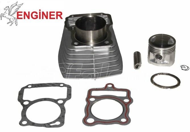SİLİNDİR PİSTON KOMPLE Q56,5 13 PERNO GRİ-CG125