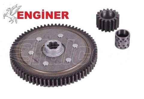 DEBRİYAJ MERKEZ DİŞLİSİ (69) VE KARŞILIĞI VE BURCU KOMPLE-SPEED 100