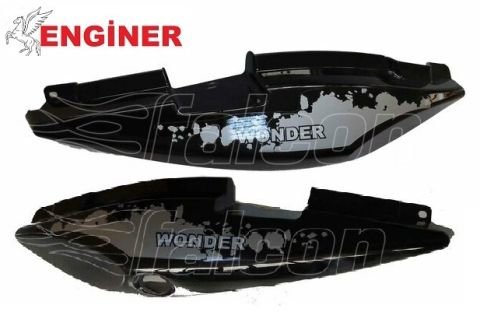 Falcon Wonder 180  ARKA KARENAJ SAĞ-SOL TAKIM SİYAH