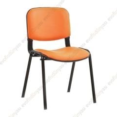 Form Sandalye Boyalı Turuncu