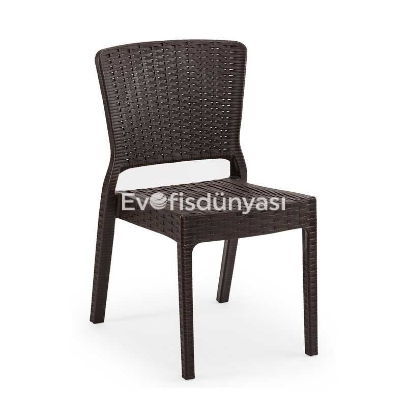 Feyza Rattan Görünümlü Sandalye