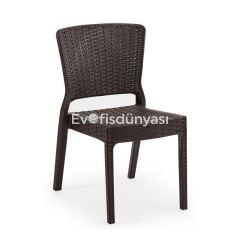 Feyza Rattan Görünümlü Sandalye