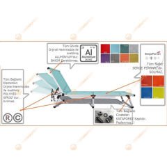 Alüminyum Portatif katlanır Şezlong