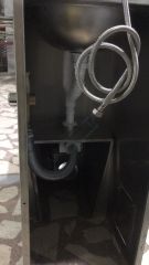 Çelik Klozet Lavabo Kombinasyonu