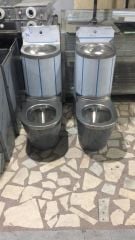 Çelik Klozet Lavabo Kombinasyonu