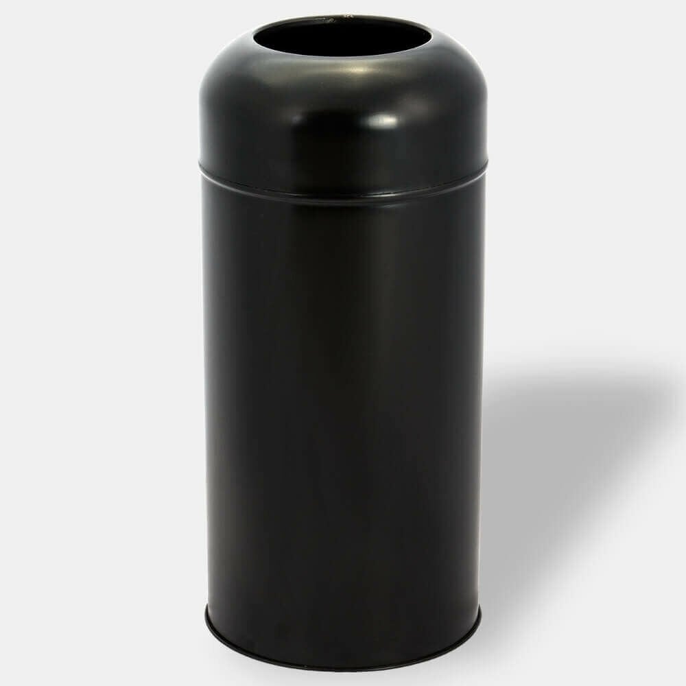 Siyah Torpil Kapaklı Çöp Kovası 63Lt